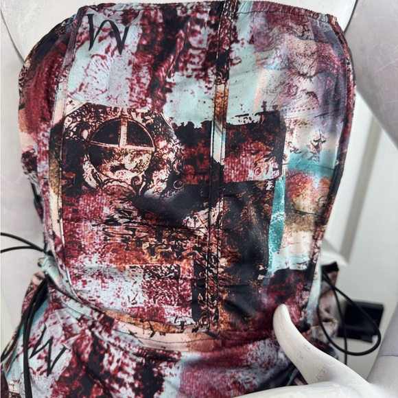 Pretty Little Thing Abstract Print Women's Dress Size 8. B14 - Picture 11 of 16